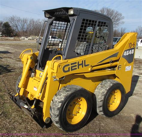 salvage gehl 4640 skidsteer